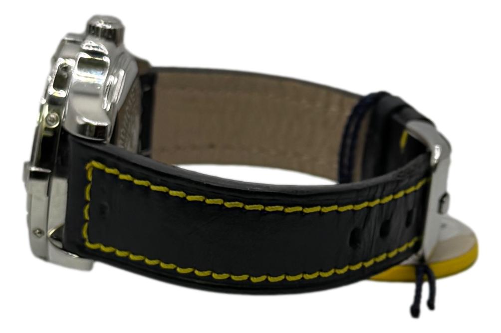 Breitling Super Ocean Date 41mm Yellow Dial Stainless Steel Watch A17045