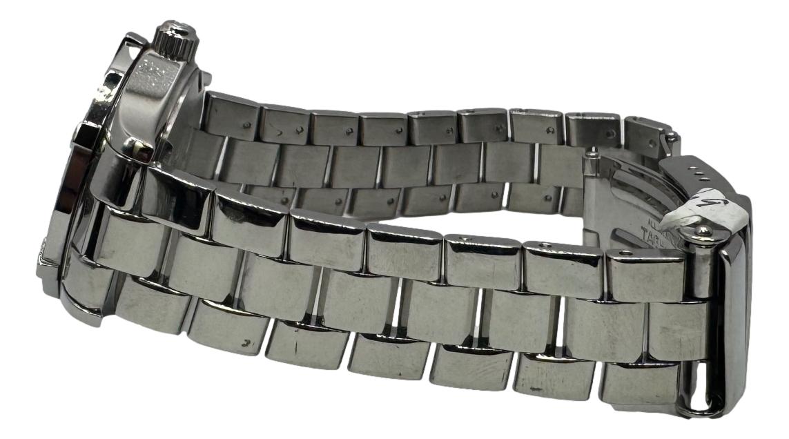 Tag Heuer Aquaracer 300M Diver White Pearl Dial Women's Diamond 27mm WAF141G Watch