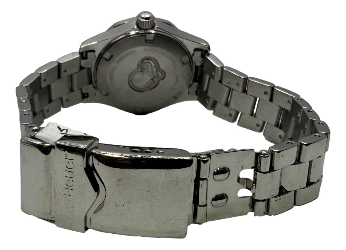 Tag Heuer Aquaracer 300M Diver White Pearl Dial Women's Diamond 27mm WAF141G Watch