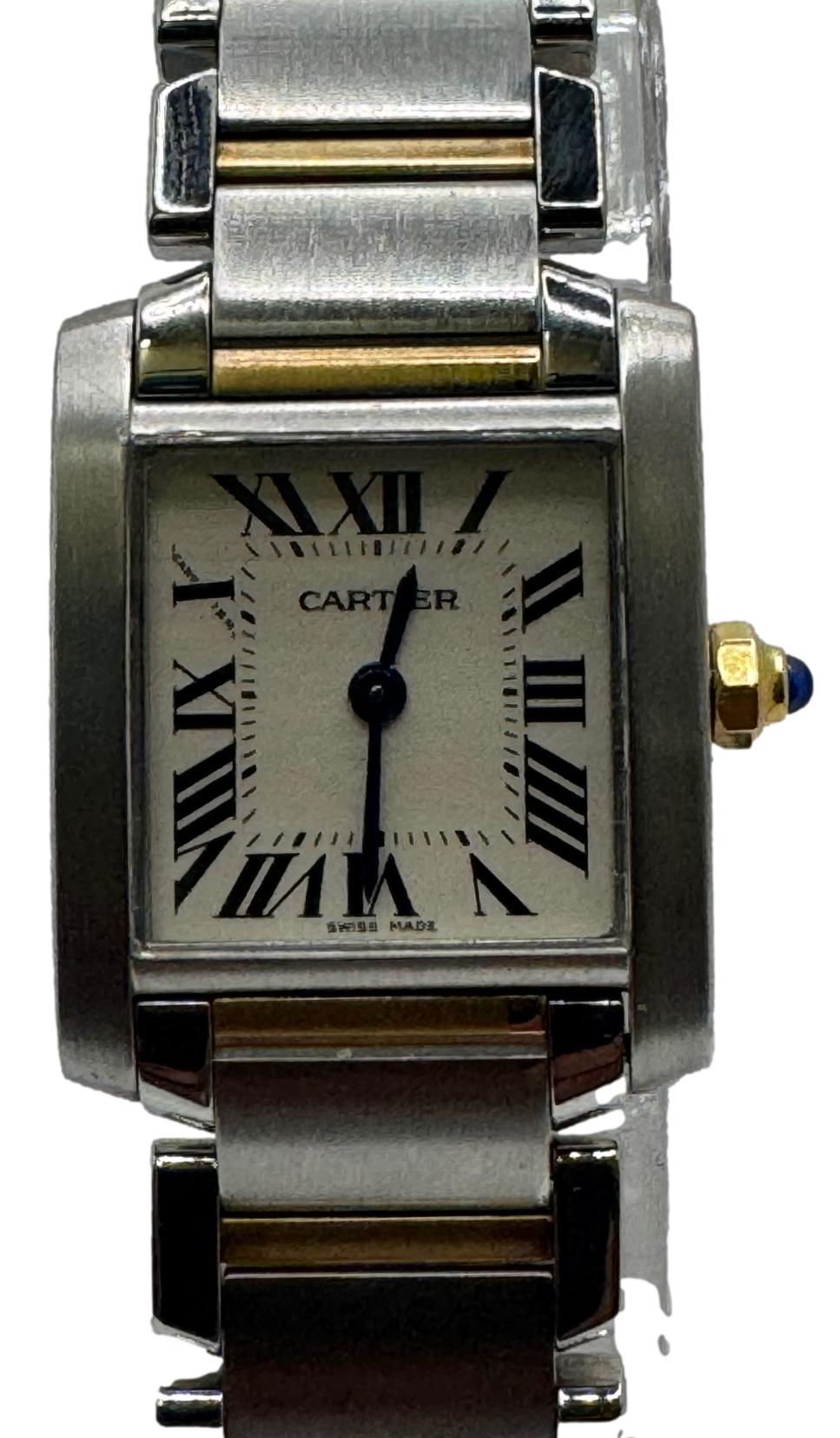 Cartier Tank Francaise 20mm W51007Q4 Two-Tone Ladies Watch