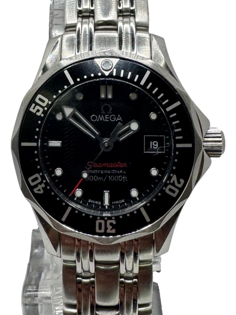 
OMEGA Seamaster 300 212.30.28.61.01.001 black Dial Quartz Ladies B&P Watch
