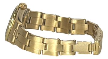 Rolex OYSTER PERPETUAL 1982 25mm 14kt YELLOW GOLD 67197 Watch