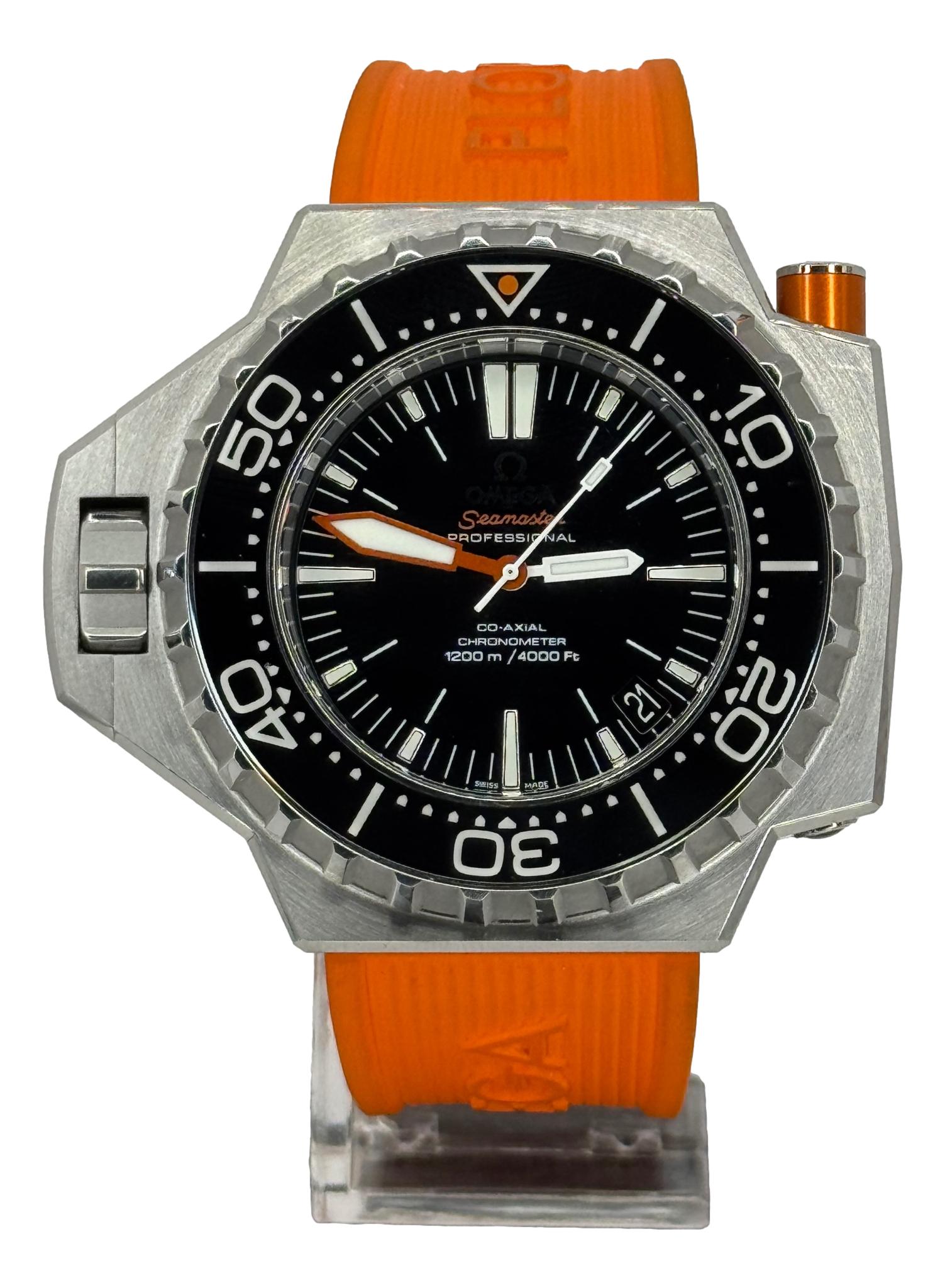 Omega Seamaster Ploprof Steel Black Dial Automatic Watch 224.32.55.21.01.002