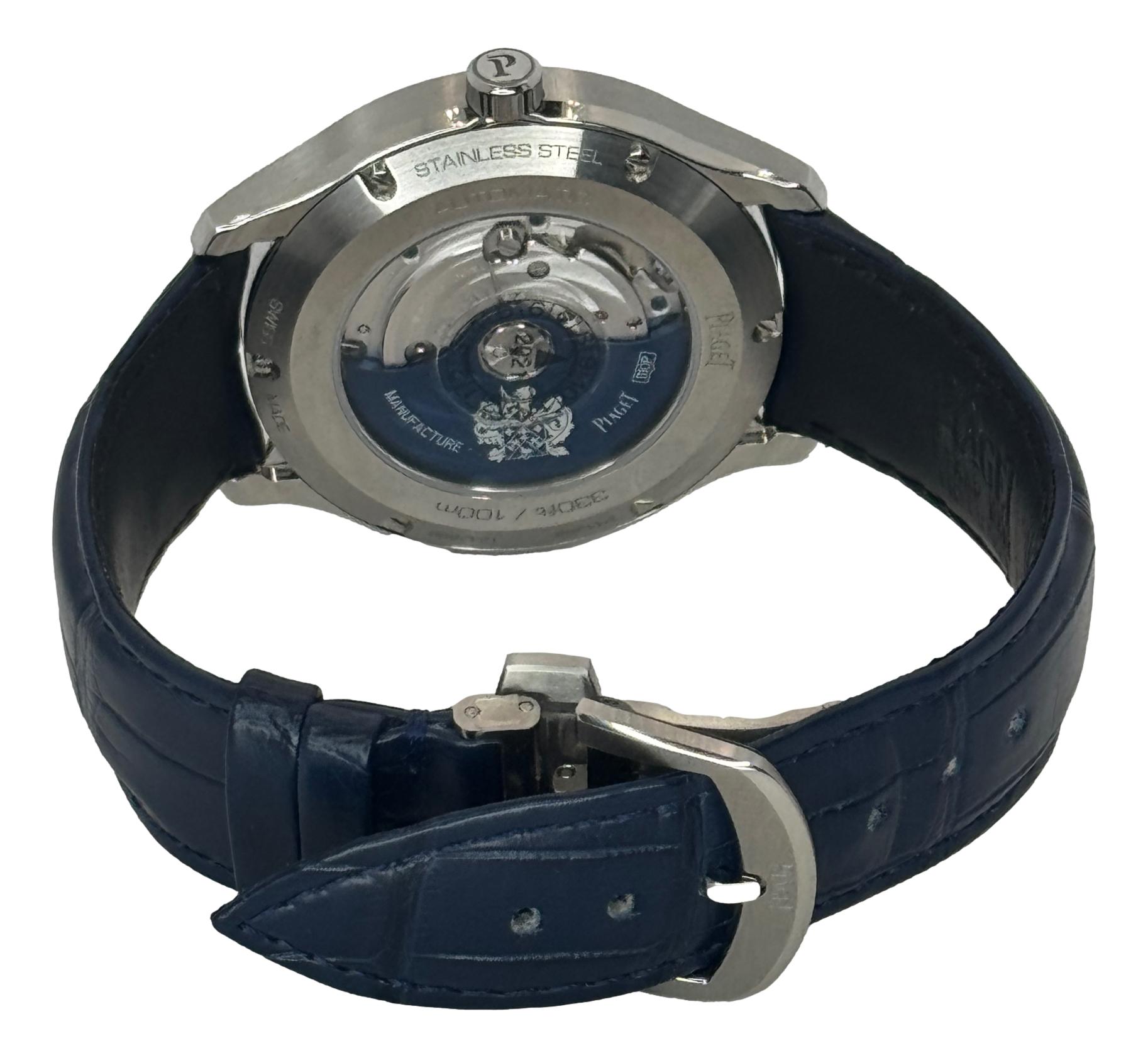 Piaget Polo S GOA43001 Blue Dial B&P watch