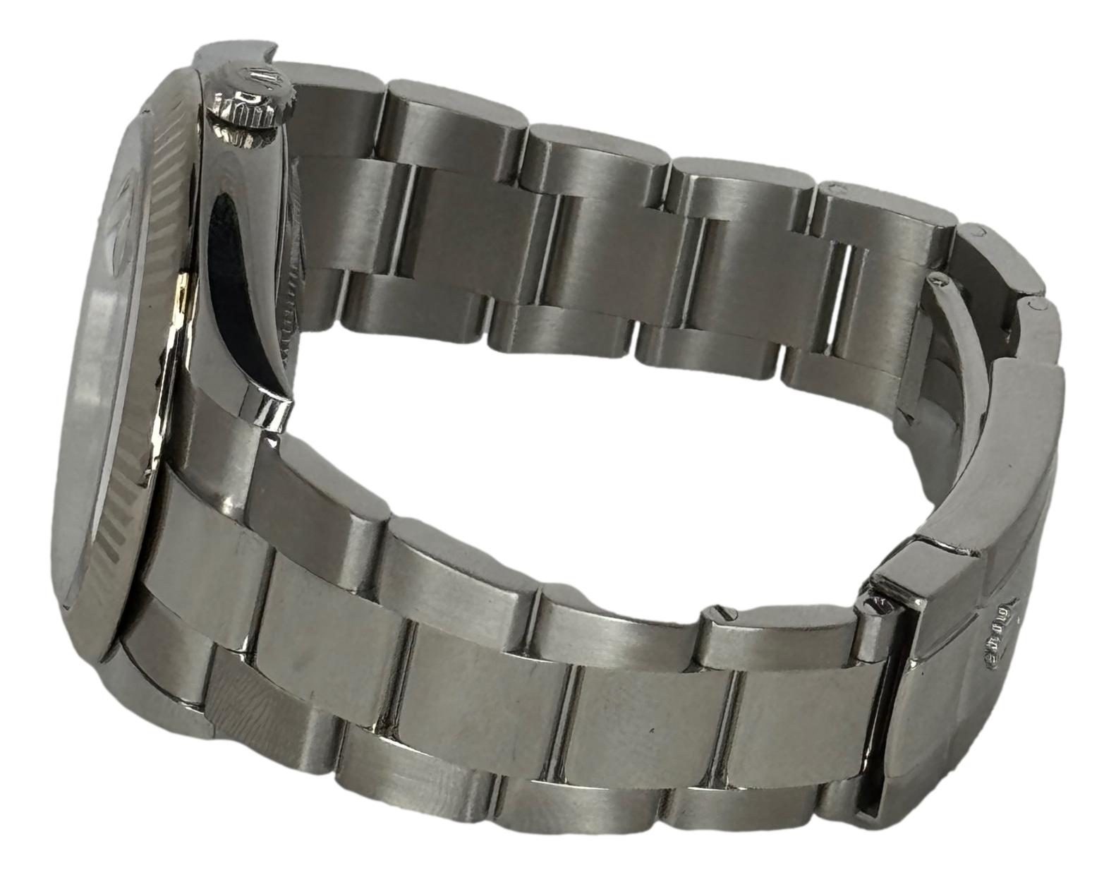 Rolex Datejust 41mm 126334 Oyster 18k & Steel White Roman Dial Watch