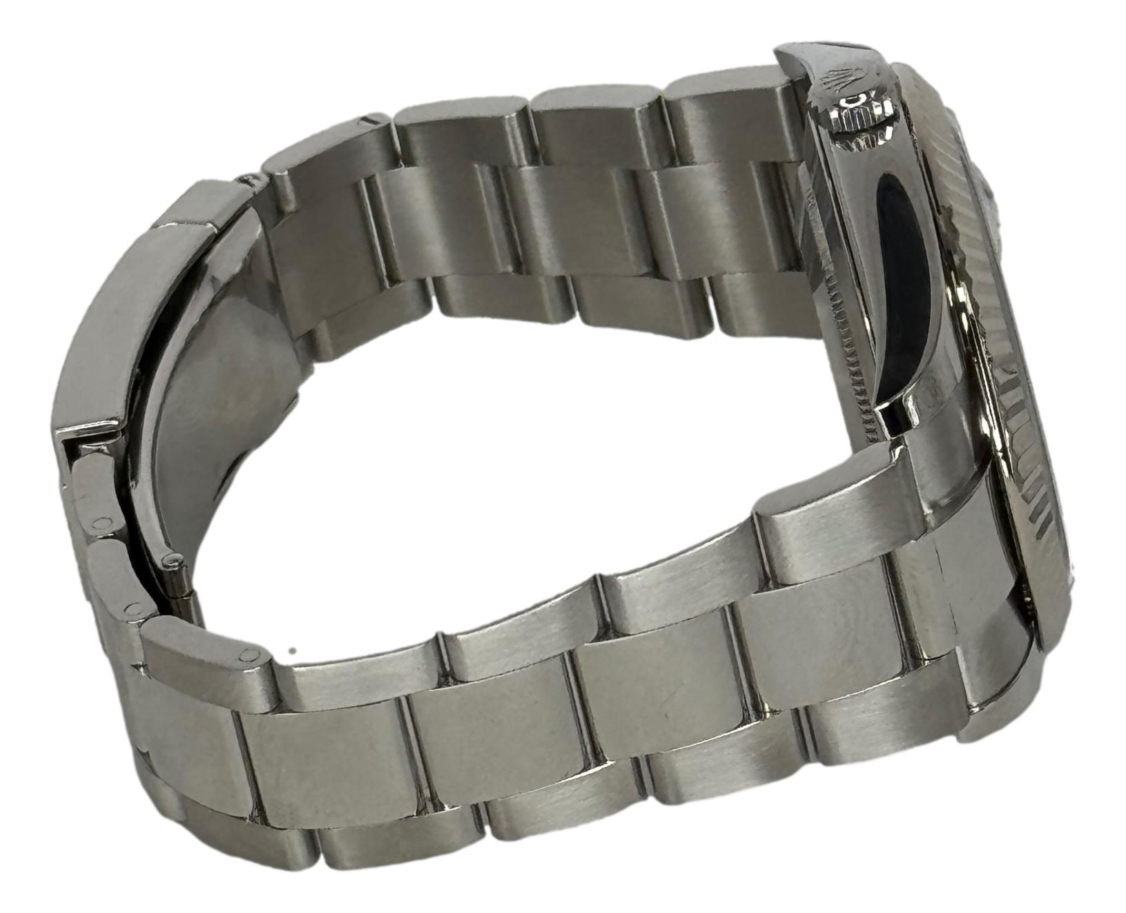 Rolex Datejust 41mm 126334 Oyster 18k & Steel White Roman Dial Watch