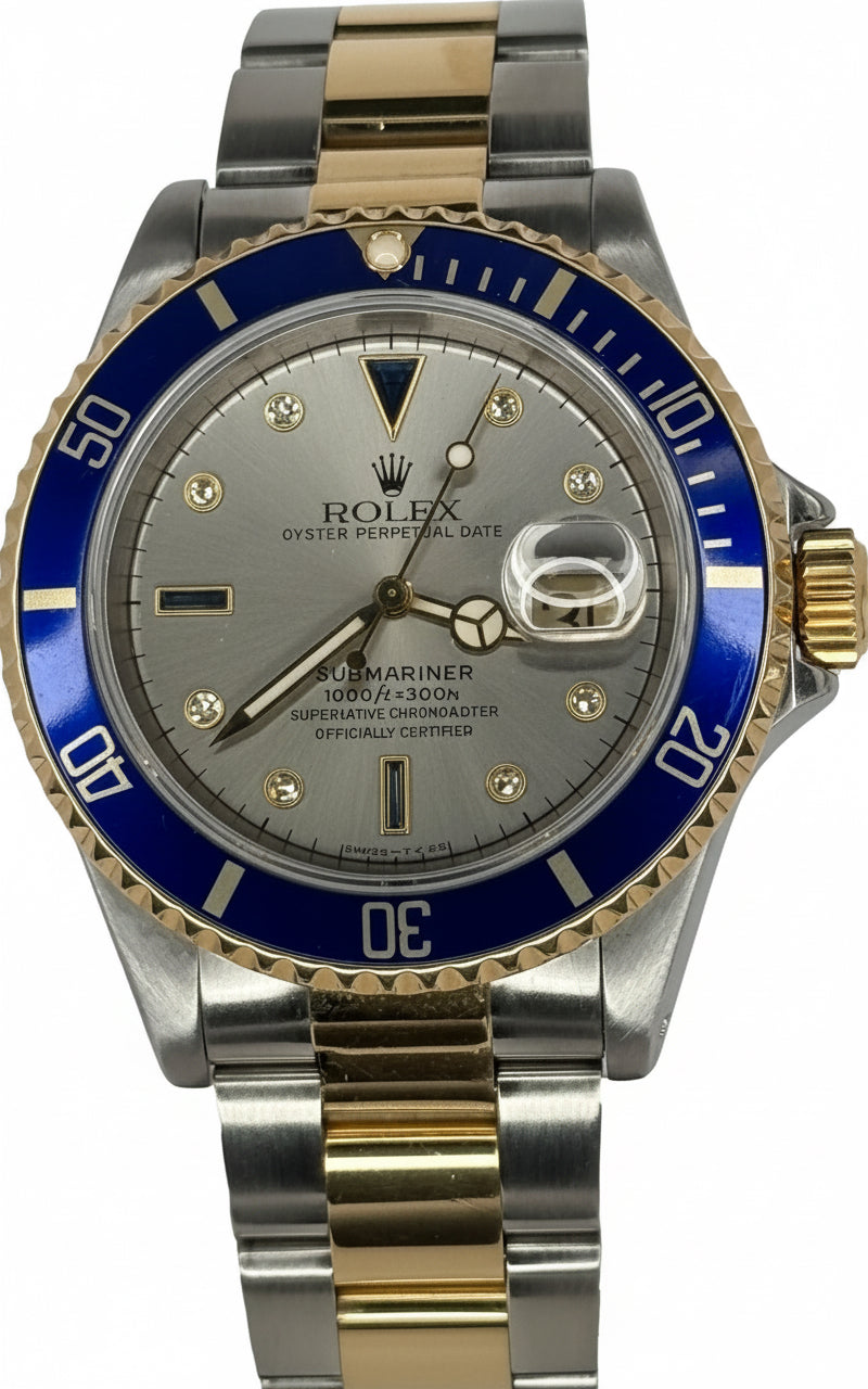 Rolex Submariner Two tone Yellow Gold 16613 Watch