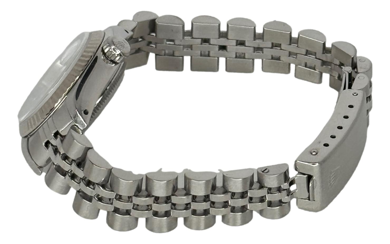 Rolex White Roman Date Jubilee 69174 Watch