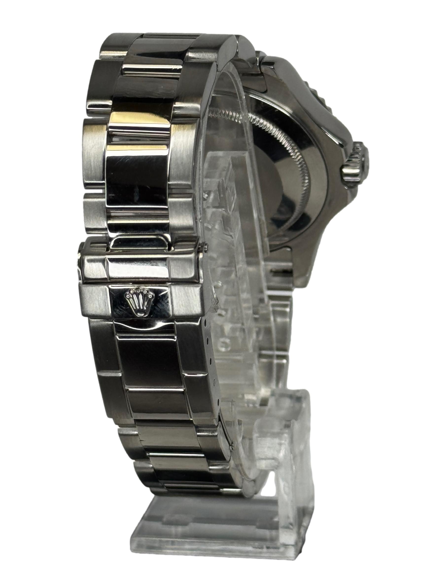 Rolex 40mm Yacht-Master 16622 Steel Platinum Bezel Oyster Watch