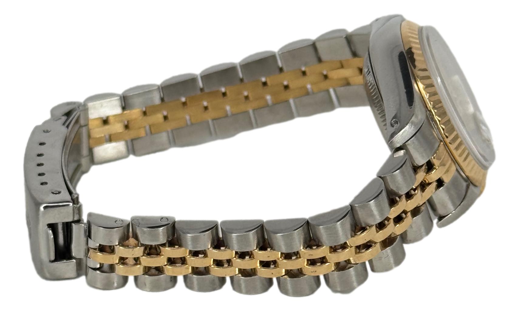 Rolex Datejust 69173 Pyramid Dial two tone 26mm ladies Watch