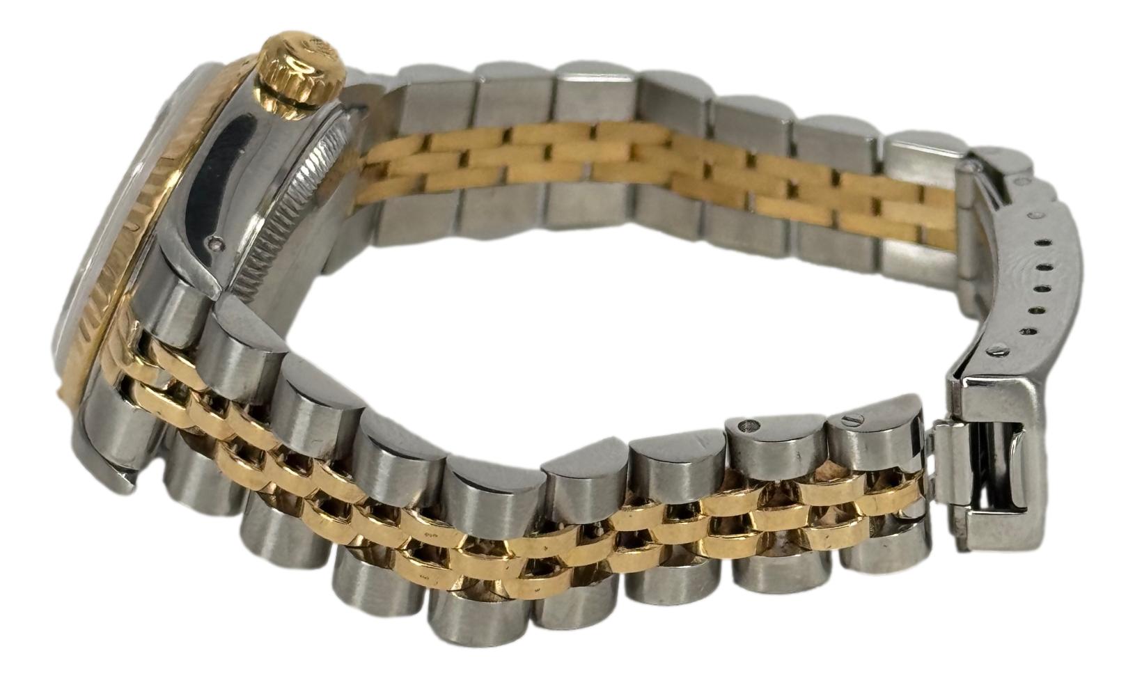 Rolex Datejust 69173 Pyramid Dial two tone 26mm ladies Watch