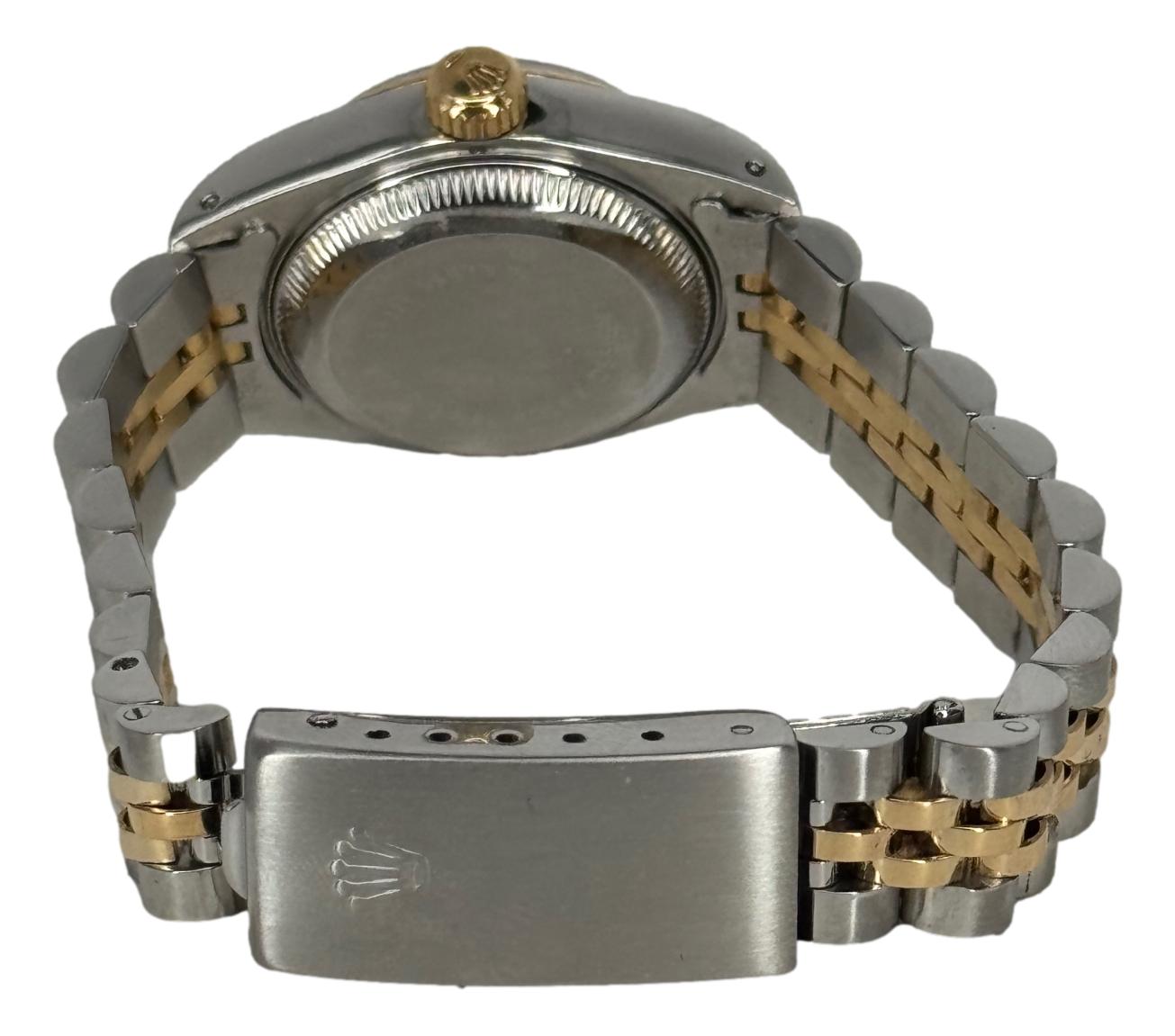 Rolex Datejust 69173 Pyramid Dial two tone 26mm ladies Watch