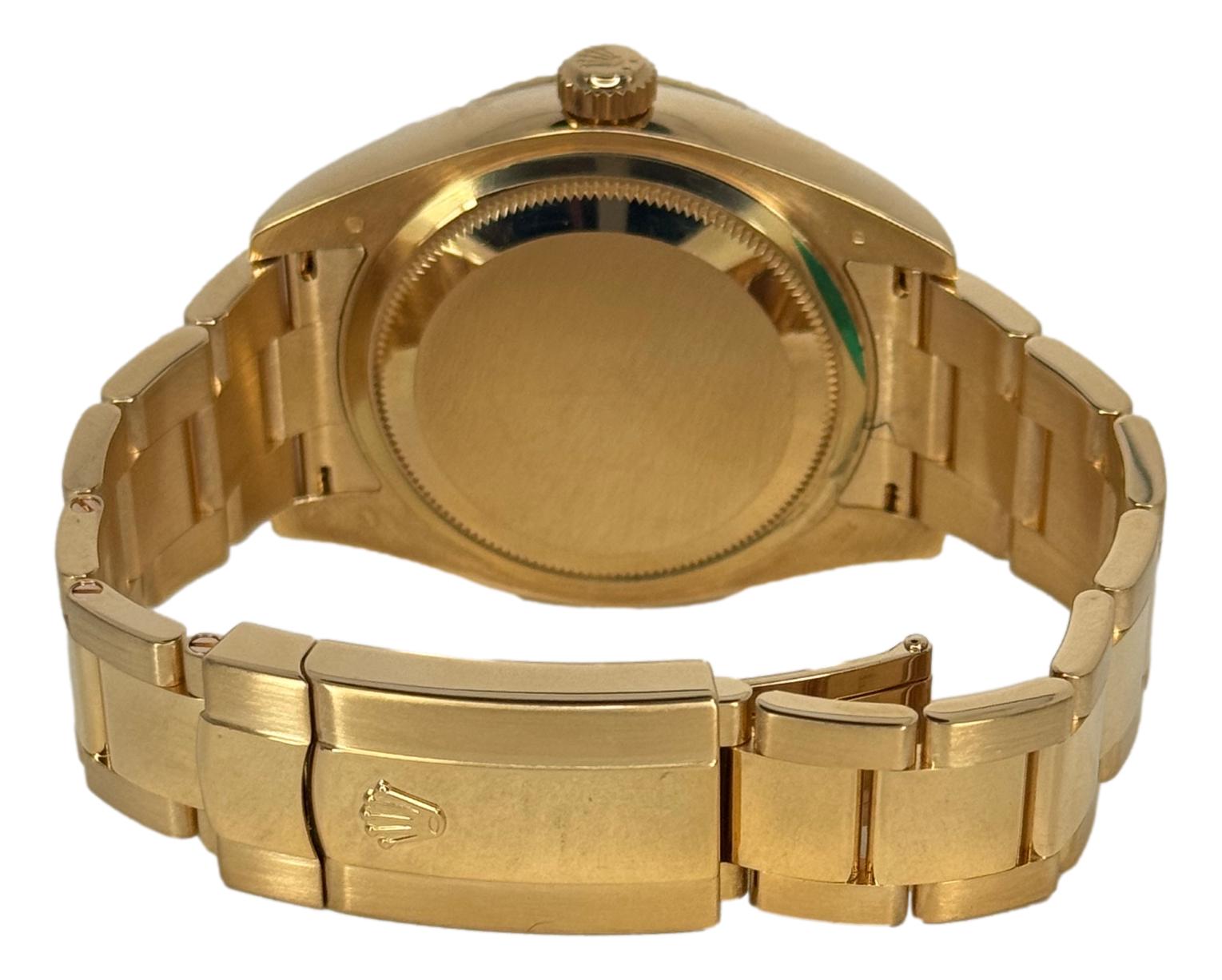 Rolex Sky-Dweller 336938 Oyster 42 mm 18k Arabic Dial  yellow gold B&P Watch