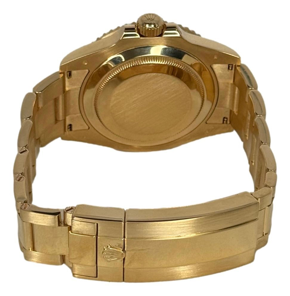 Rolex Submariner 41mm Solid 18k Yellow Gold Oyster Black 126618LN B&P Watch