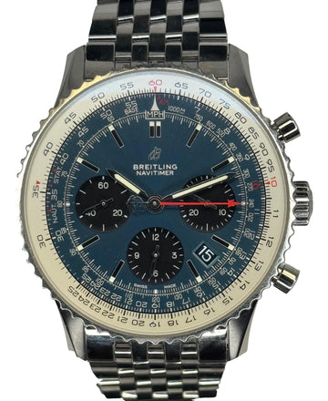Breitling Navitimer AB0121 43mm stainless steel chronograph 2018 B&P watch