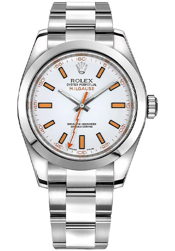 Rolex Milguass Oyster 40mm 116400 White Dial 2022