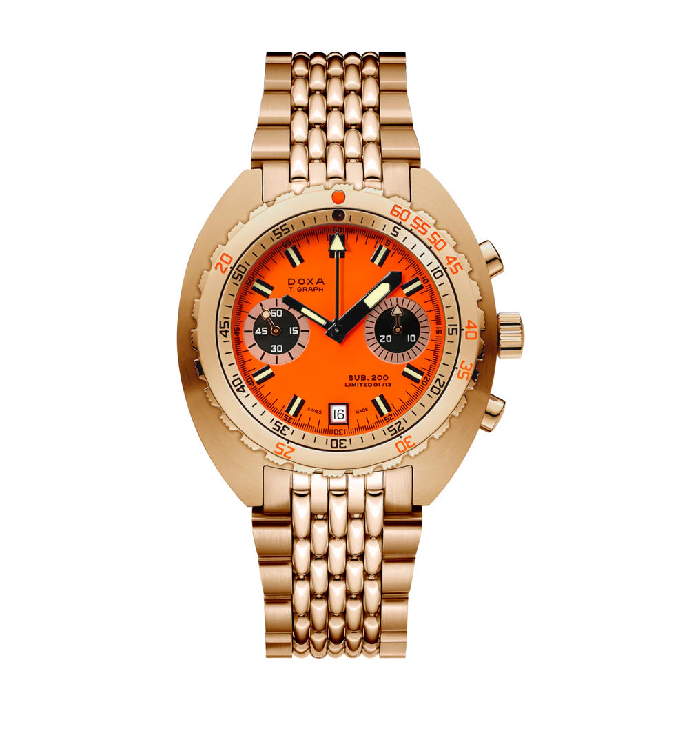 DOXA Sub 200 T.Graph 18K Gold - 805.40.351LE.13
