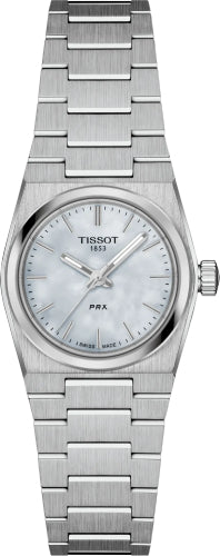 Tissot PRX 25mm  White mother-of-pearl Dial Watch - T137.010.11.111.00