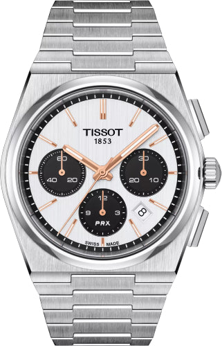 Tissot PRX Automatic Chronograph 42mm White Dial - T137.427.11.011.00