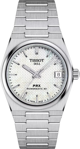 Tissot PRX Powermatic 80  White Mother-Of-Pearl Dial Watch - 35mm - T137.207.11.111.00