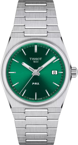Tissot PRX 35mm Green Dial Watch - T137.210.11.081.00