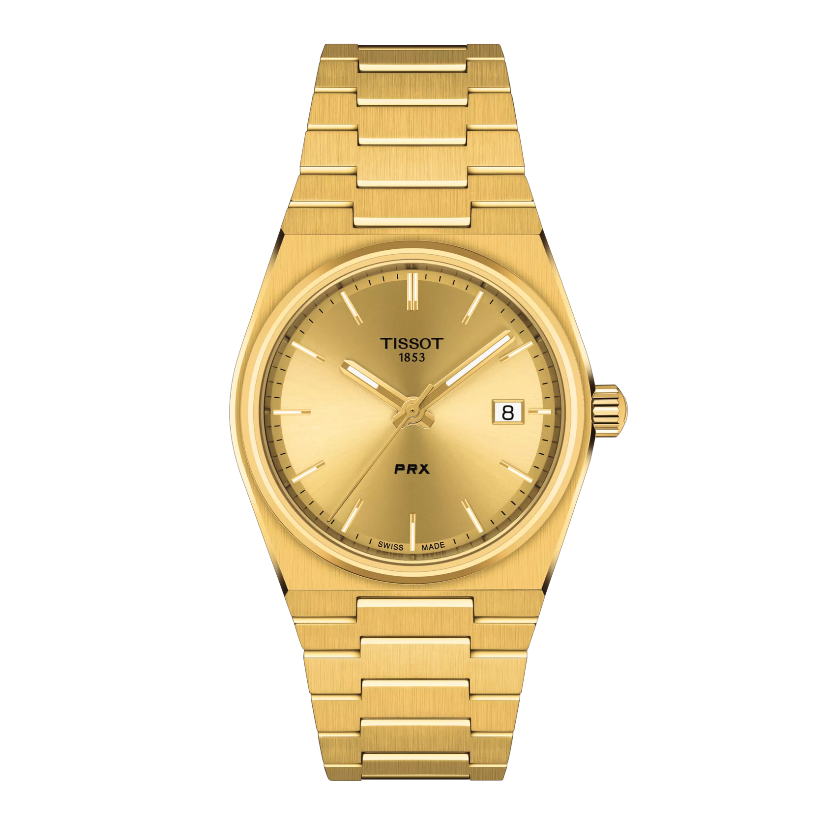 Tissot PRX 35mm Champagne Indexes Dial Swiss quartz Watch - T137.210.33.021.00