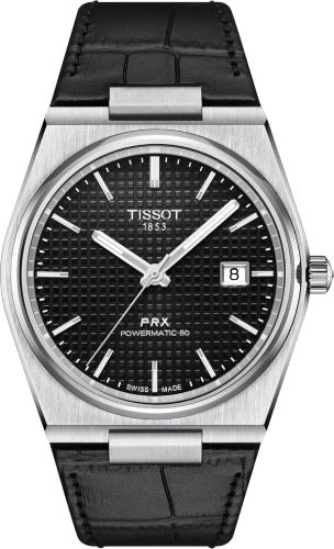 Tissot PRX Powermatic 80 40mm Black Dial Watch - T137.407.16.051.00