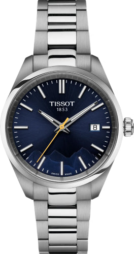Tissot PR 100 Jungfraubahn Quartz 34mm Blue Dial Watch - T150.210.11.041.01