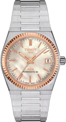Tissot PRX Powermatic 80 Steel & 18K Gold Bezel 35mm - T931.207.41.111.00