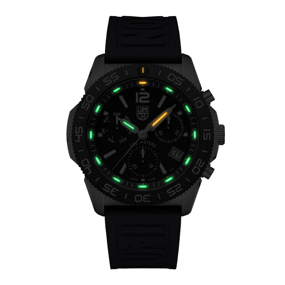 Luminox Orologio analogico al quarzo svizzero da uomo, con cinturino in gomma, XS.3143, Blu, Subacqueo, Sport Luminox Orologio analogico al quarzo svizzero da uomo, con cinturino in gomma, XS.3143, Blu, Subacqueo, Sport
