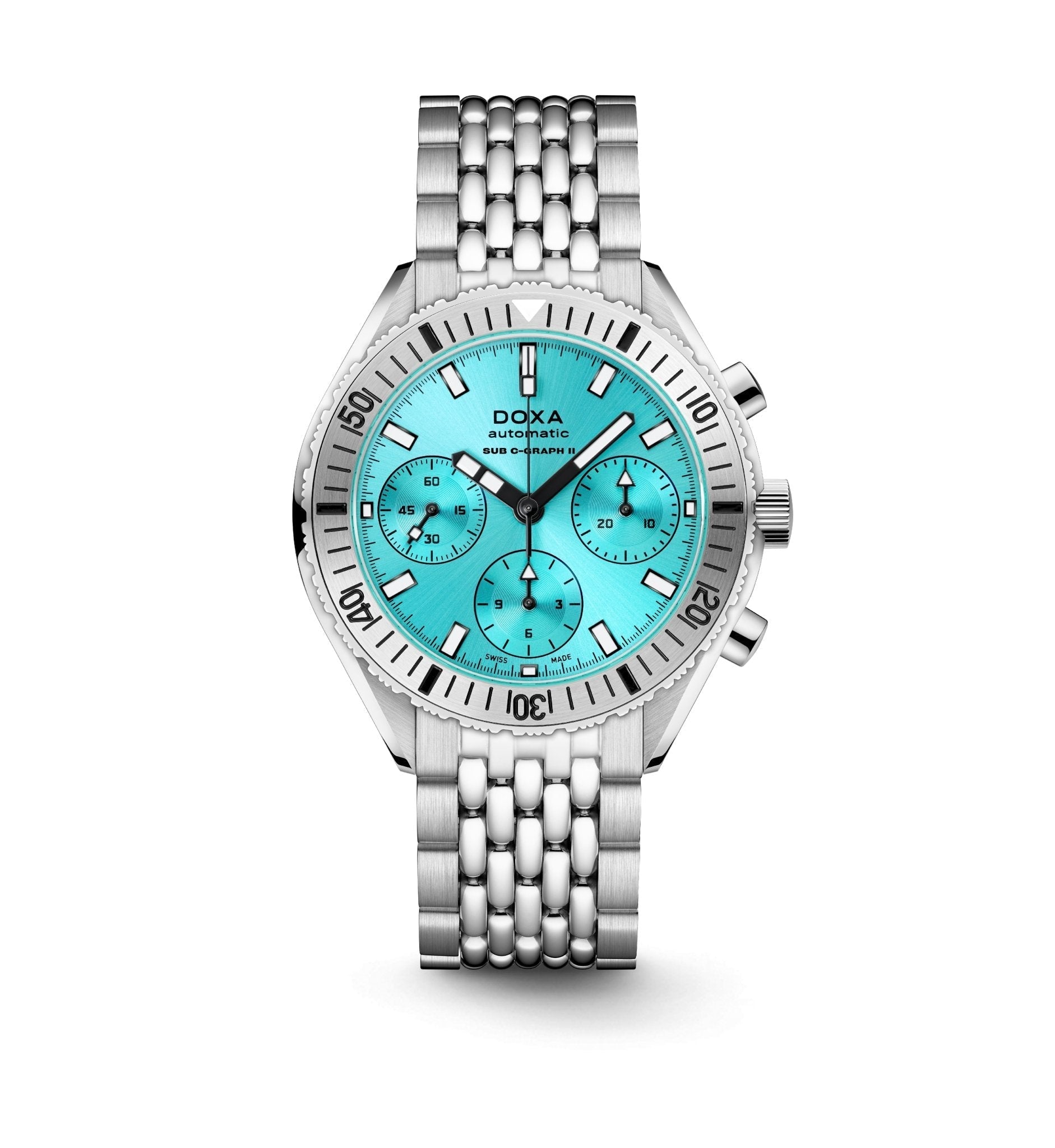 SUB 200 C-GRAPH II Aquamarine Stainless Steel