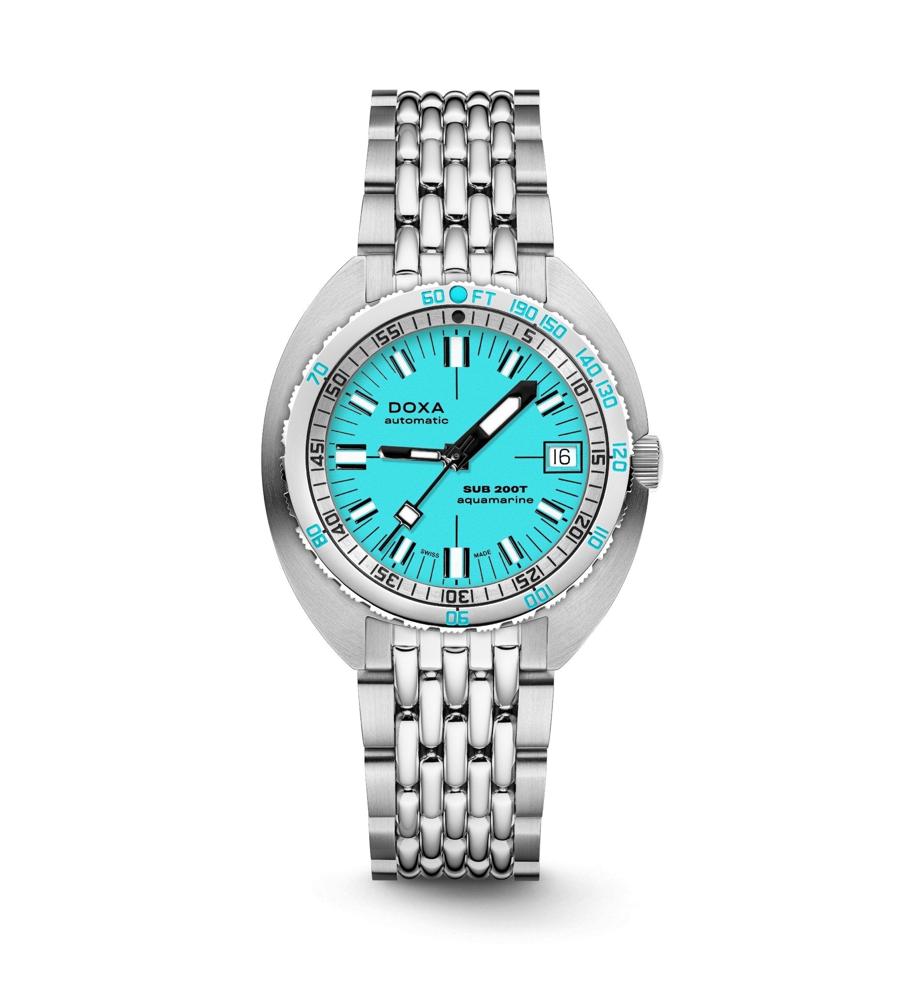 SUB 200T Aquamarine Iconic Stainless Steel