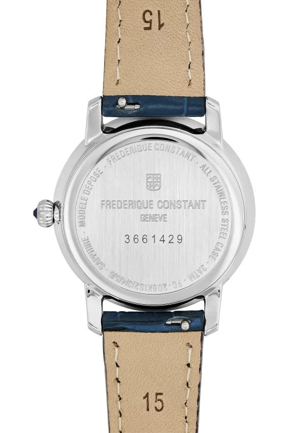 Frederique Constant Classics Slimline Ladies Moonphase - FC-206MPWD1S6