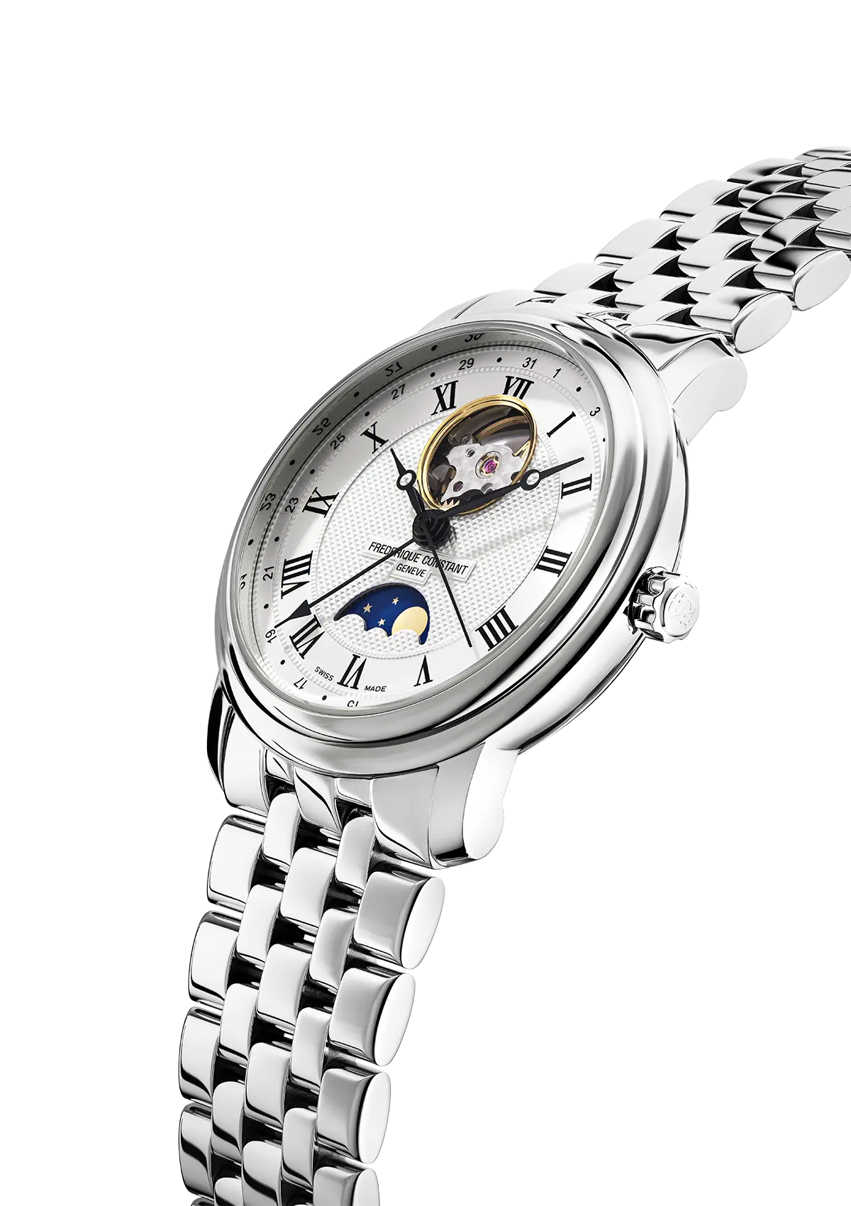 Frederique Constant Classics Heart Beat Moonphase Date - FC-335MC4P6B2