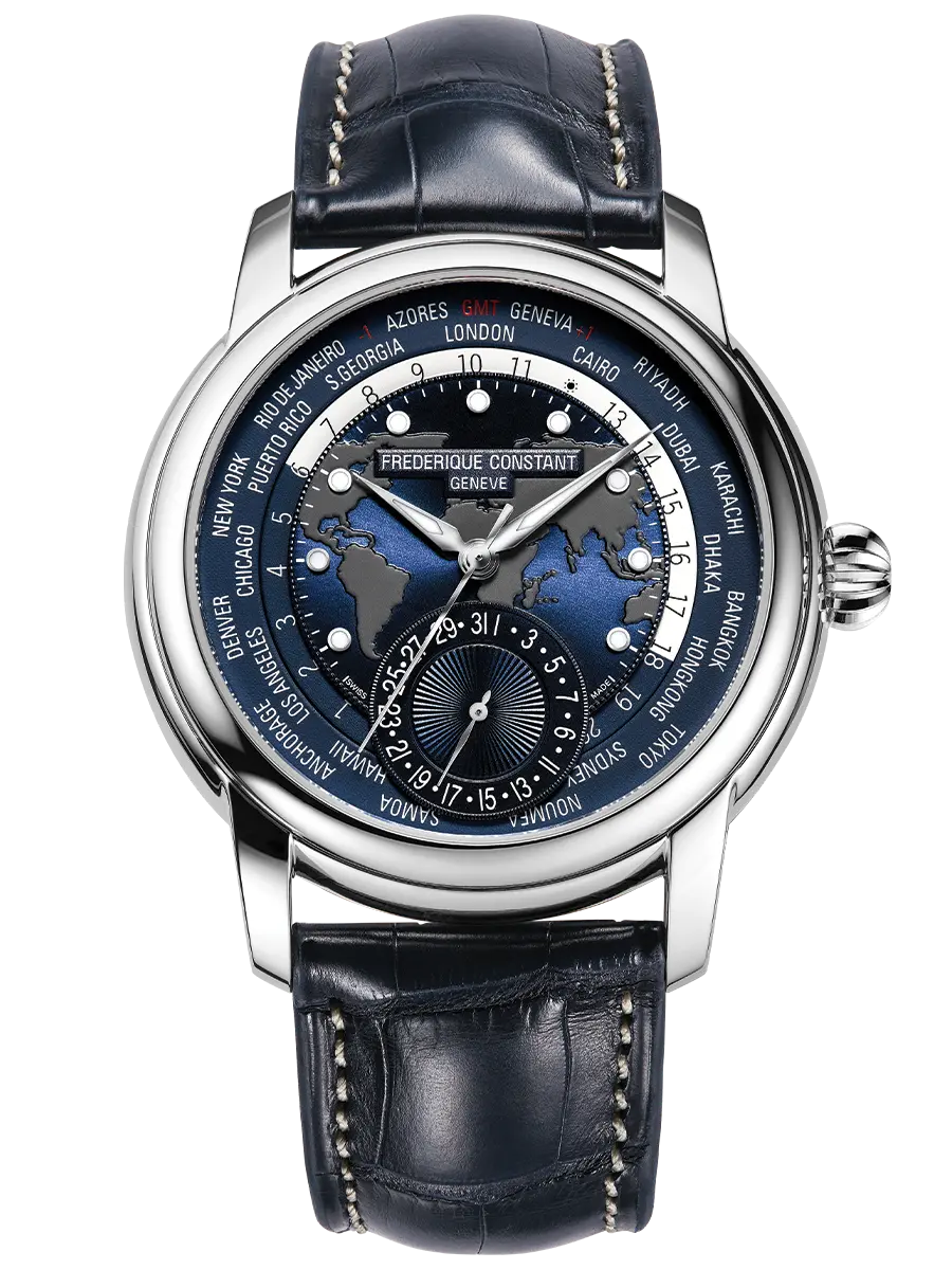 Frederique Constant Manufacture Classic Worldtimer - FC-718NWM4H6