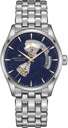 Hamilton Jazzmaster Open Heart Lady Auto  36mm Blue Aventurine Dial | H32215142