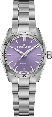 Hamilton Jazzmaster Performer Auto 34mm Purple Dial Watch | H36105170