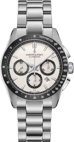 Hamilton Jazzmaster Performer Auto Chrono 42mm White Dial | H36606110