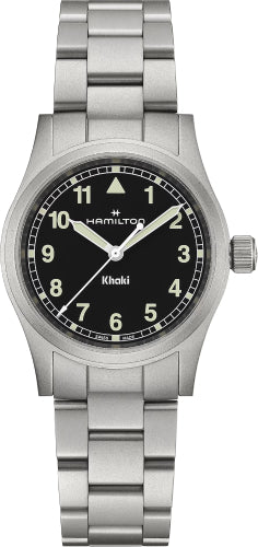 Hamilton Khaki Field Quartz 38mm Black Dial - H69301131