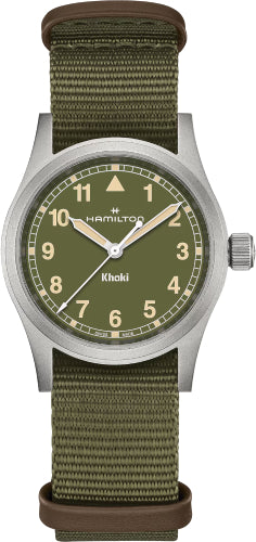 Hamilton Khaki Field Khaki Field quartz 38mm Green Dial Watch - H69401960