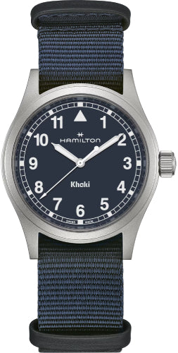 Hamilton Khaki Field Quartz 38mm Blue Dial - H69401940