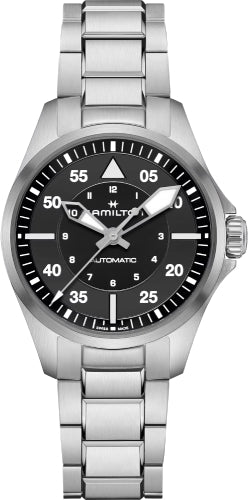 Hamilton Khaki Pilot Auto 39mm Black Dial – H76215130 | TSJNY