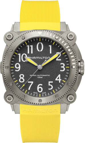 Hamilton Khaki Navy Belowzero Auto Titanium 46mm Grey Dial - H78535380
