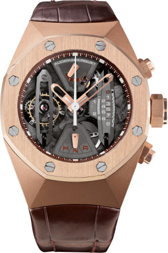 Audemars Piguet Royal Oak Concept Tourbillon Chronograph 44mm Openworked Rose Gold Leather | 26223OR.OO.D099CR.01