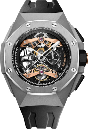 Audemars Piguet Royal Oak Concept Selfwinding Tourbillon 44mm Chronograph Openworked Titanium 