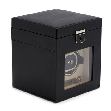 Palermo Single Watch Winder with Jewelry Storage