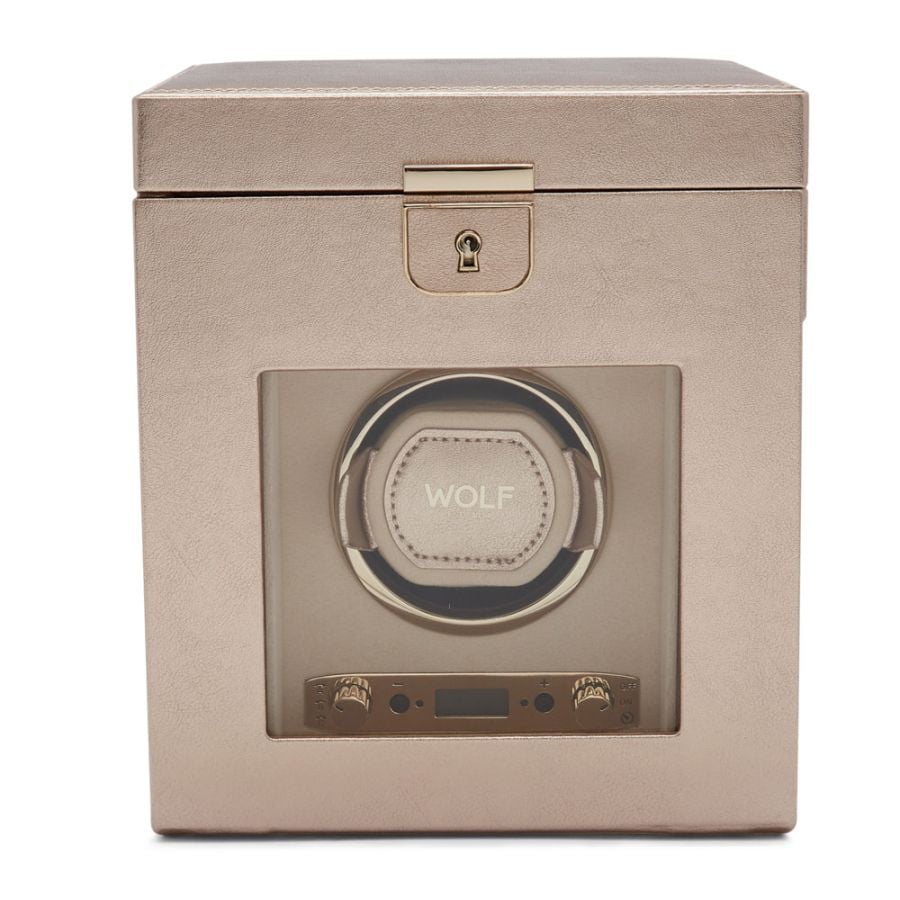 Palermo Single Watch Winder with Jewelry Storage