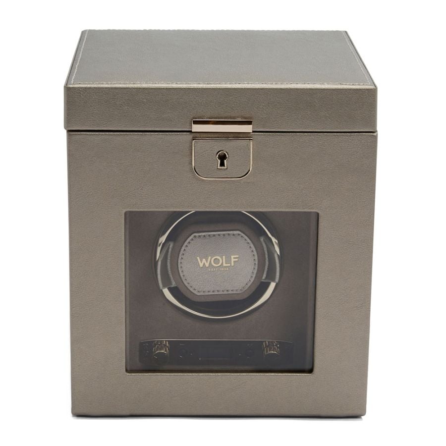 Palermo Single Watch Winder with Jewelry Storage