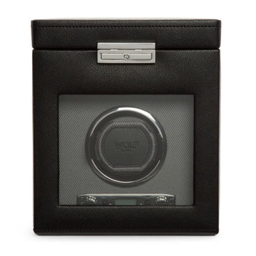 Classic Single Watch Winder with Storage