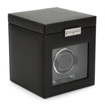Classic Single Watch Winder with Storage